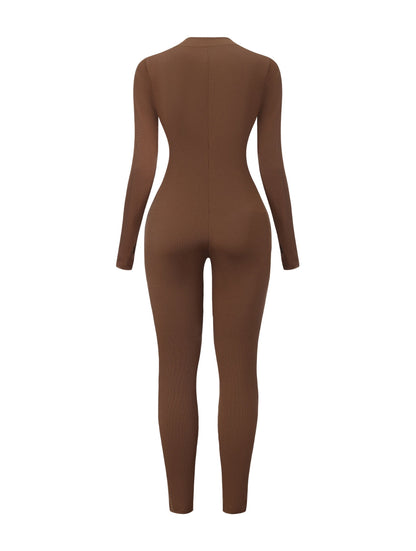 Snatched Rib Jumpsuit