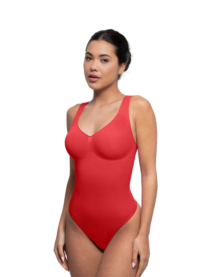 Seamless Sculpt Thong Bodysuit - HeyShape