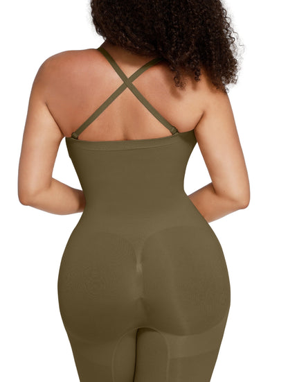 Axelbandslös formande shapewear-body