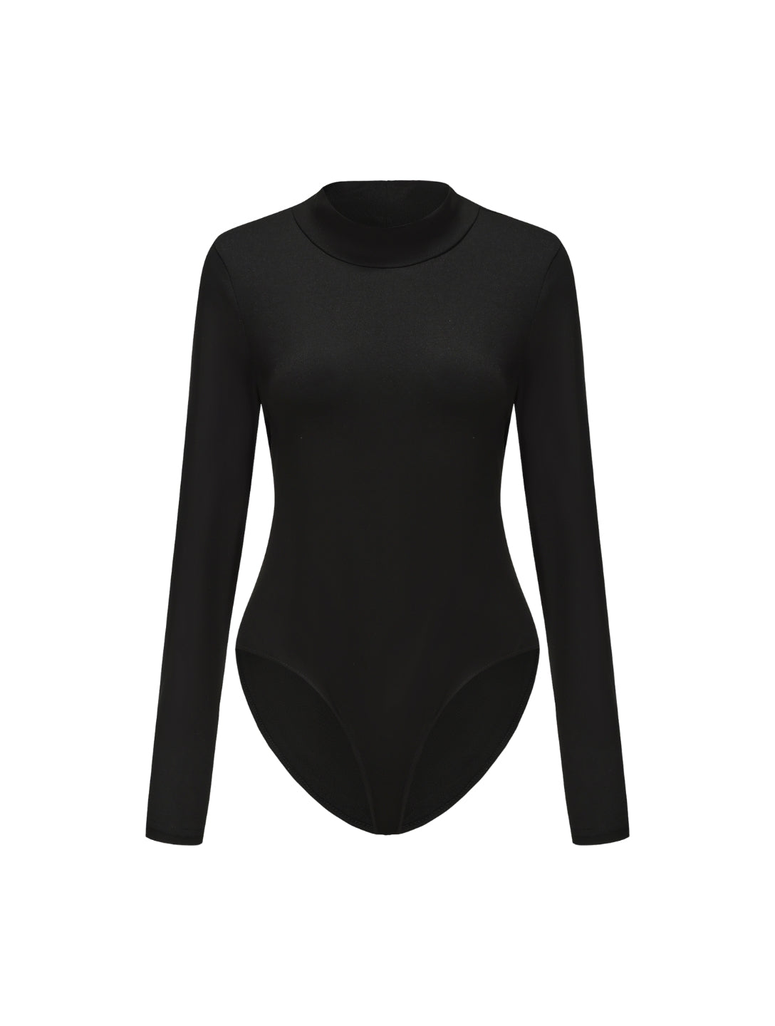 Long Sleeve Turtle Neck Bodysuit - HeyShape