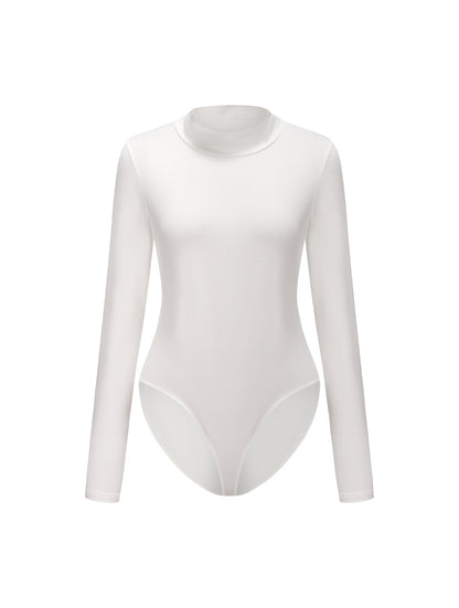 Long Sleeve Turtle Neck Bodysuit - HeyShape