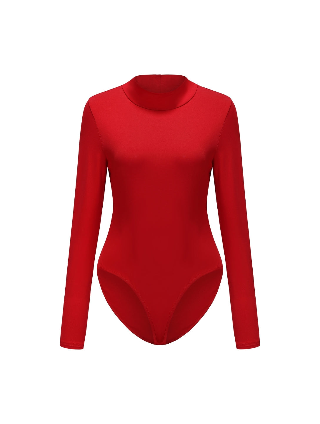 Long Sleeve Turtle Neck Bodysuit - HeyShape
