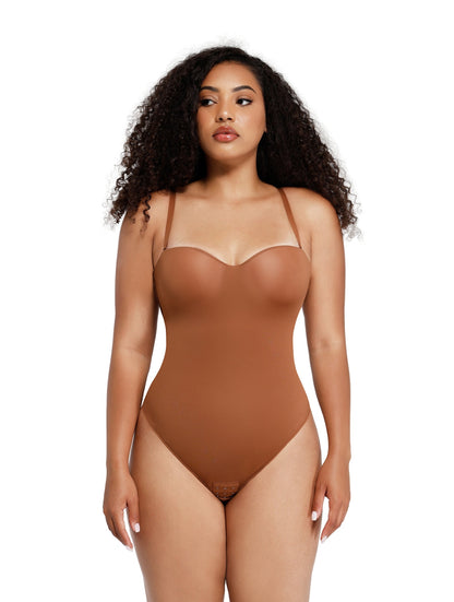 Strapless Supportive Shapewear Bodysuit