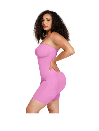 Axelbandslös formande shapewear-body