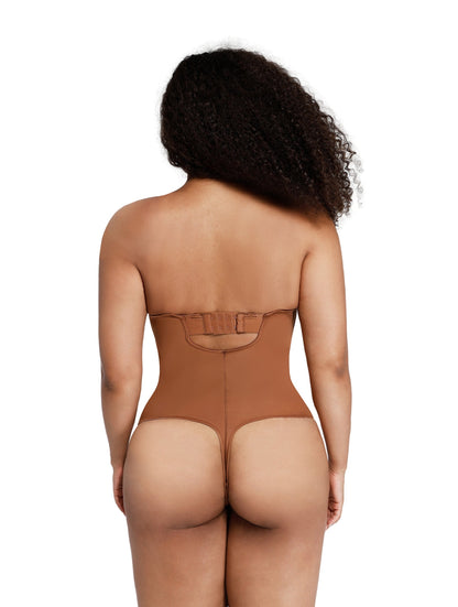 Strapless Supportive Shapewear Bodysuit