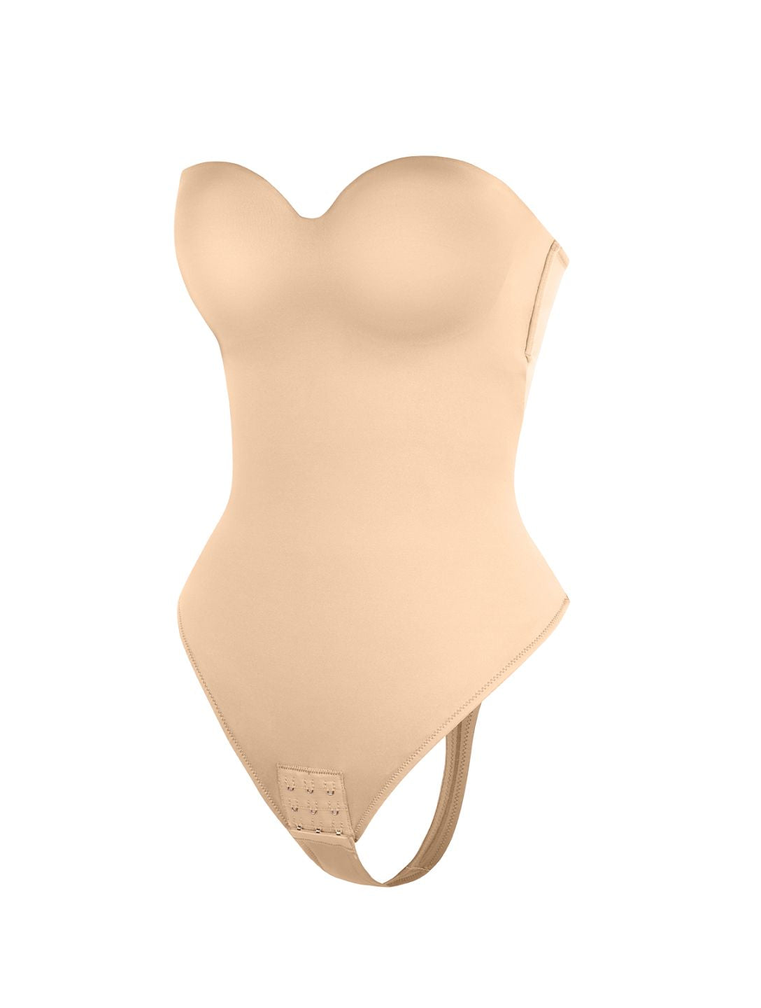 Strapless Supportive Shapewear Bodysuit