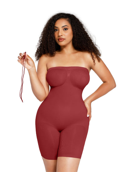Strapless Sculpting Shapewear Bodysuit - HeyShape