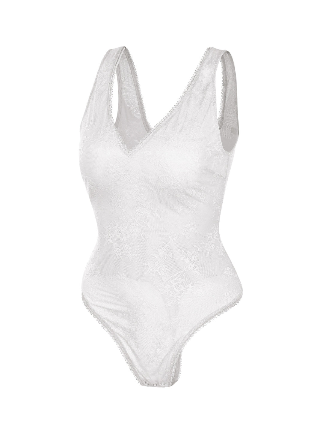 T-back-body med V-ringning och snörning