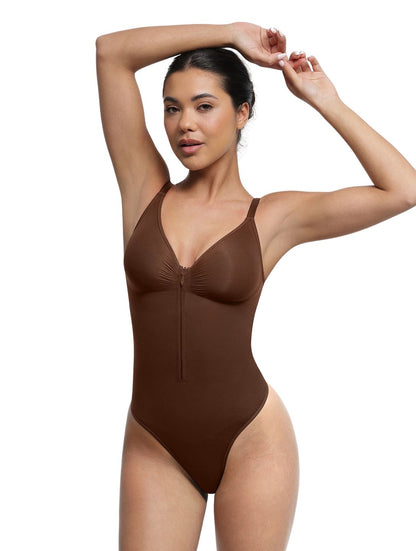 The Zip & Shape Bodysuit - HeyShape