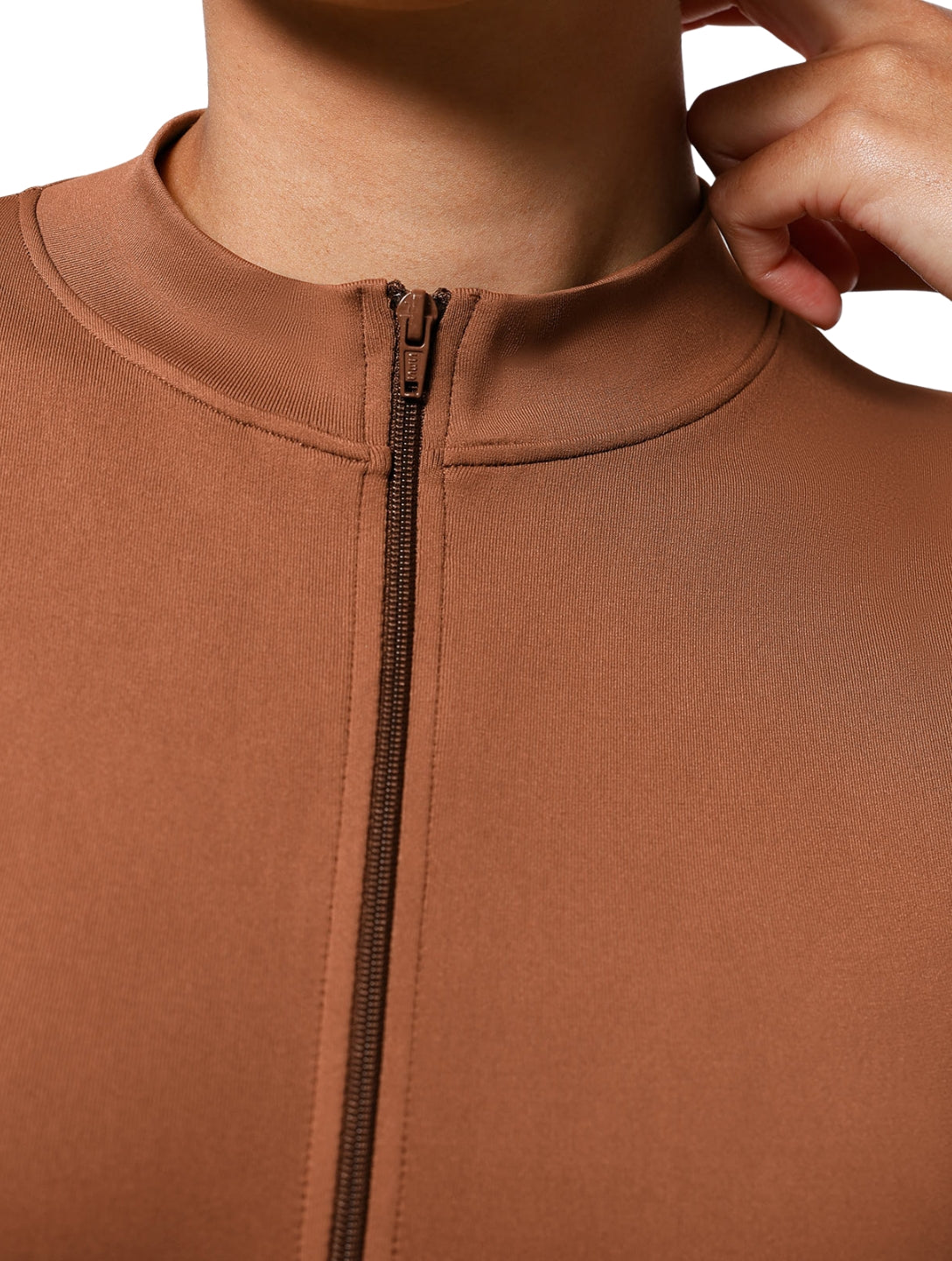 The Deep V Zip Bodysuit