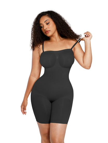 Axelbandslös formande shapewear-body