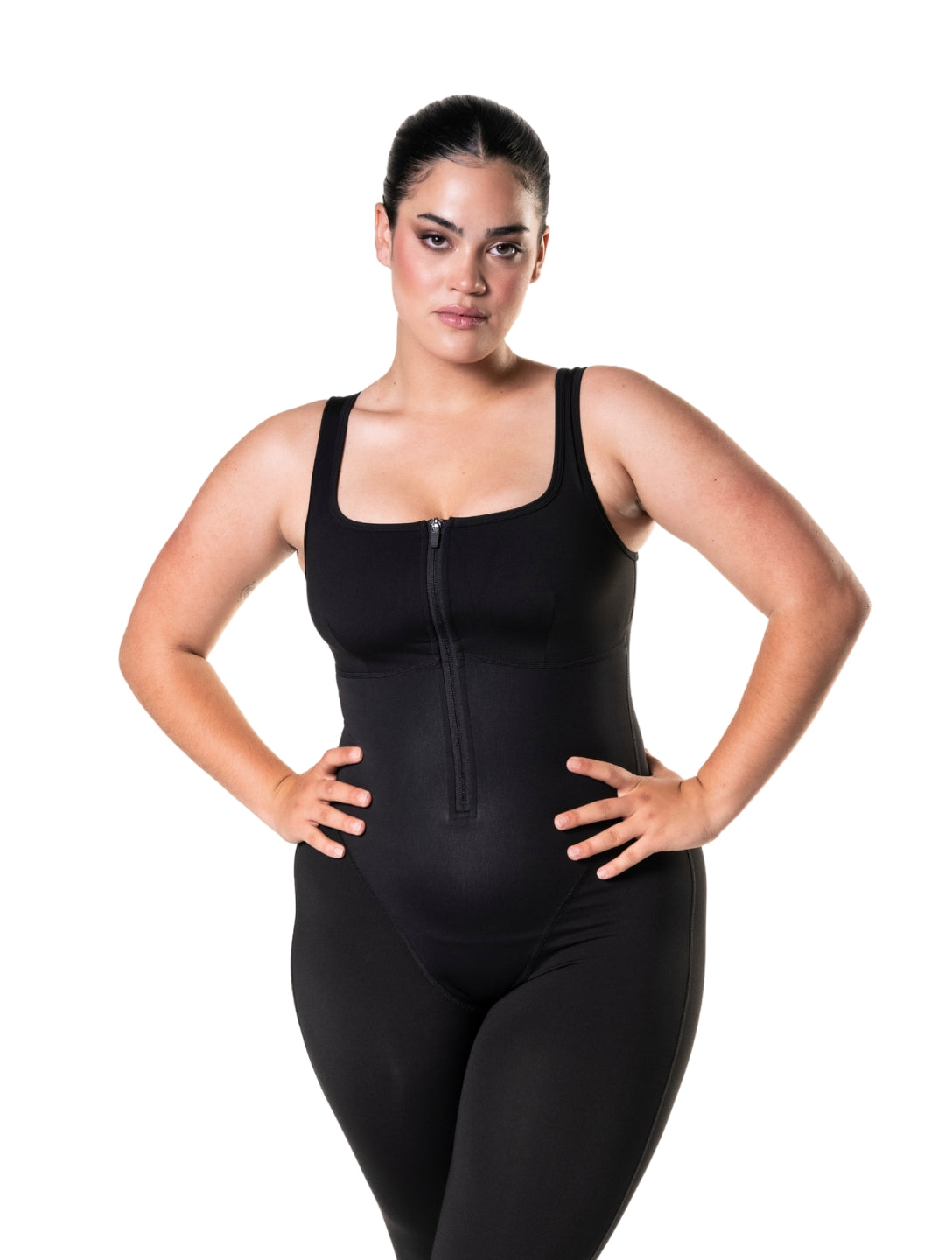 Front Zip Catsuit - HeyShape